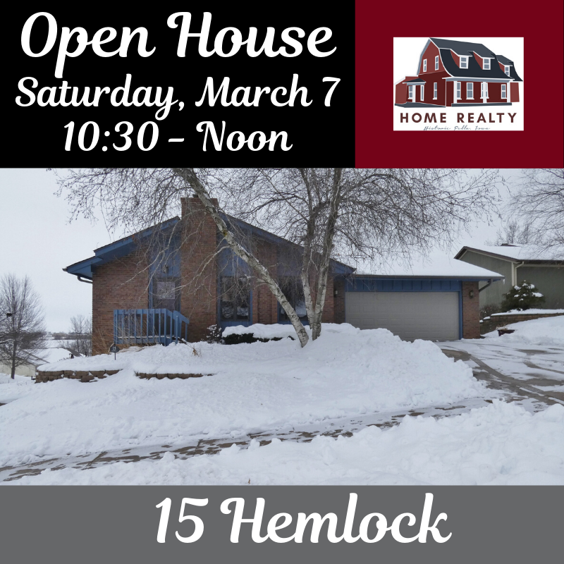 PellaHomeRealty's tweet photo. Open House!  15 Hemlock
Plenty of TLC is reflected in this 4 bedroom home.  
#theresnoplacelikehome https://t.co/wwtrkNCIuc