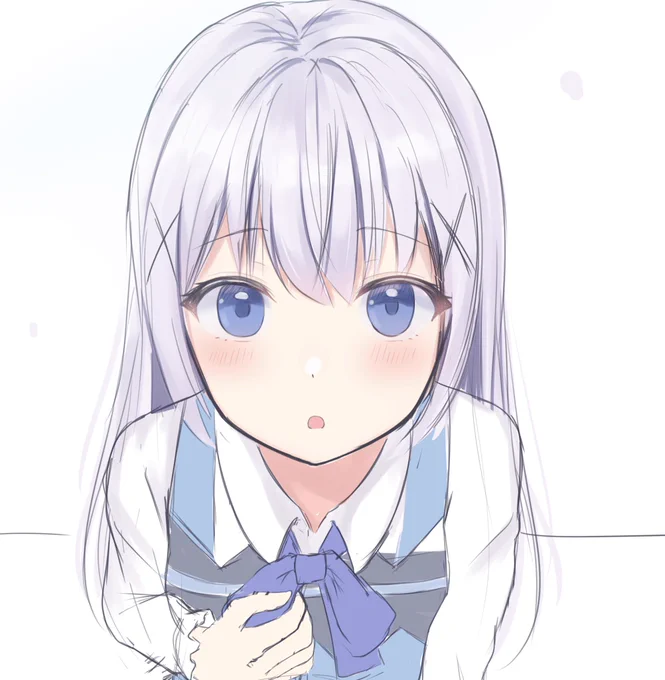 チノちゃん進捗(色ラフ) 