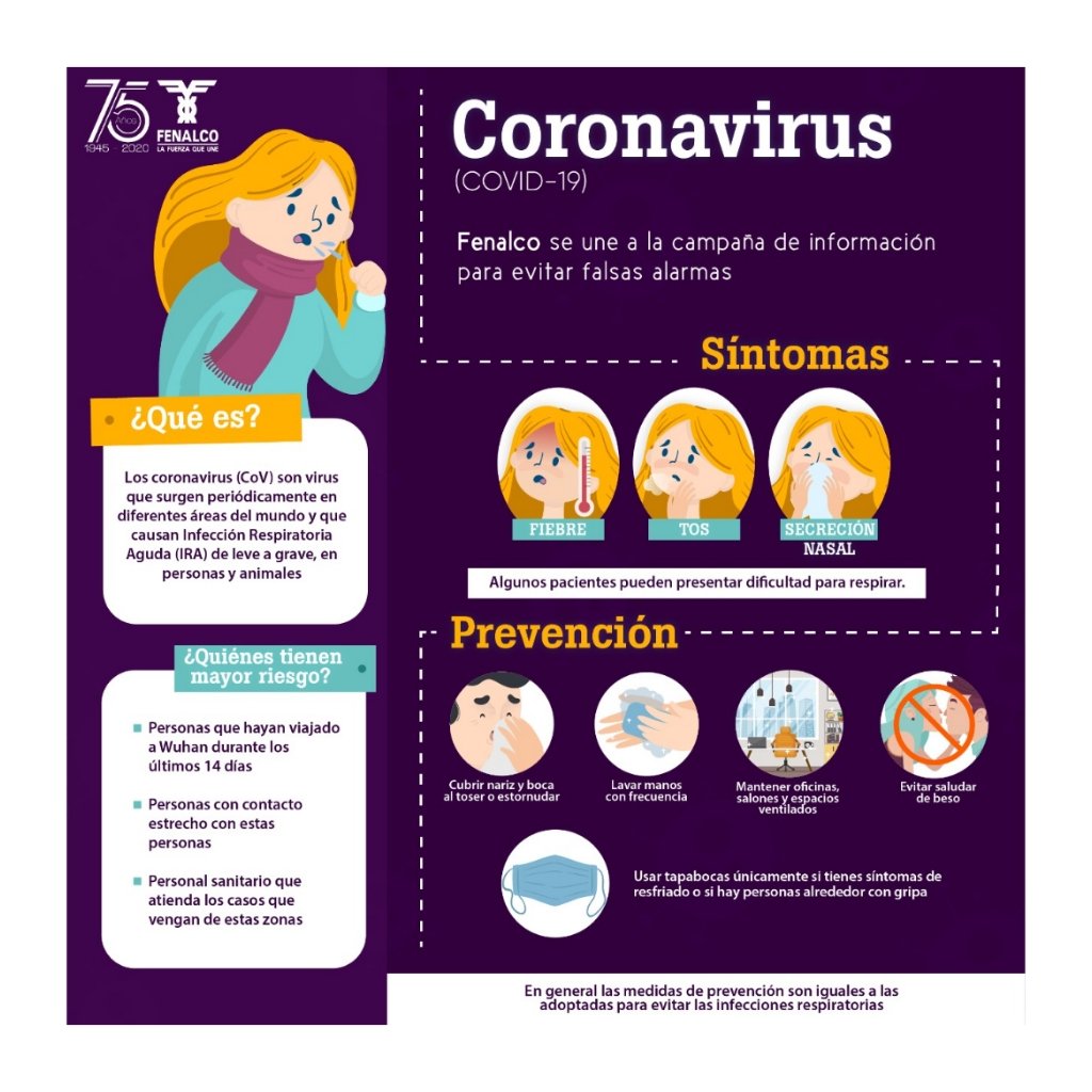 FENALCON's tweet photo. Fenalco Seccional Nariño se une a la campaña de información sobre #coronavirus por que para nosotros es importante mantener la salud y bienestar de nuestros comerciantes, donde la #prevención es esencial. #FENALCONARIÑO https://t.co/gWmCmfqw0E