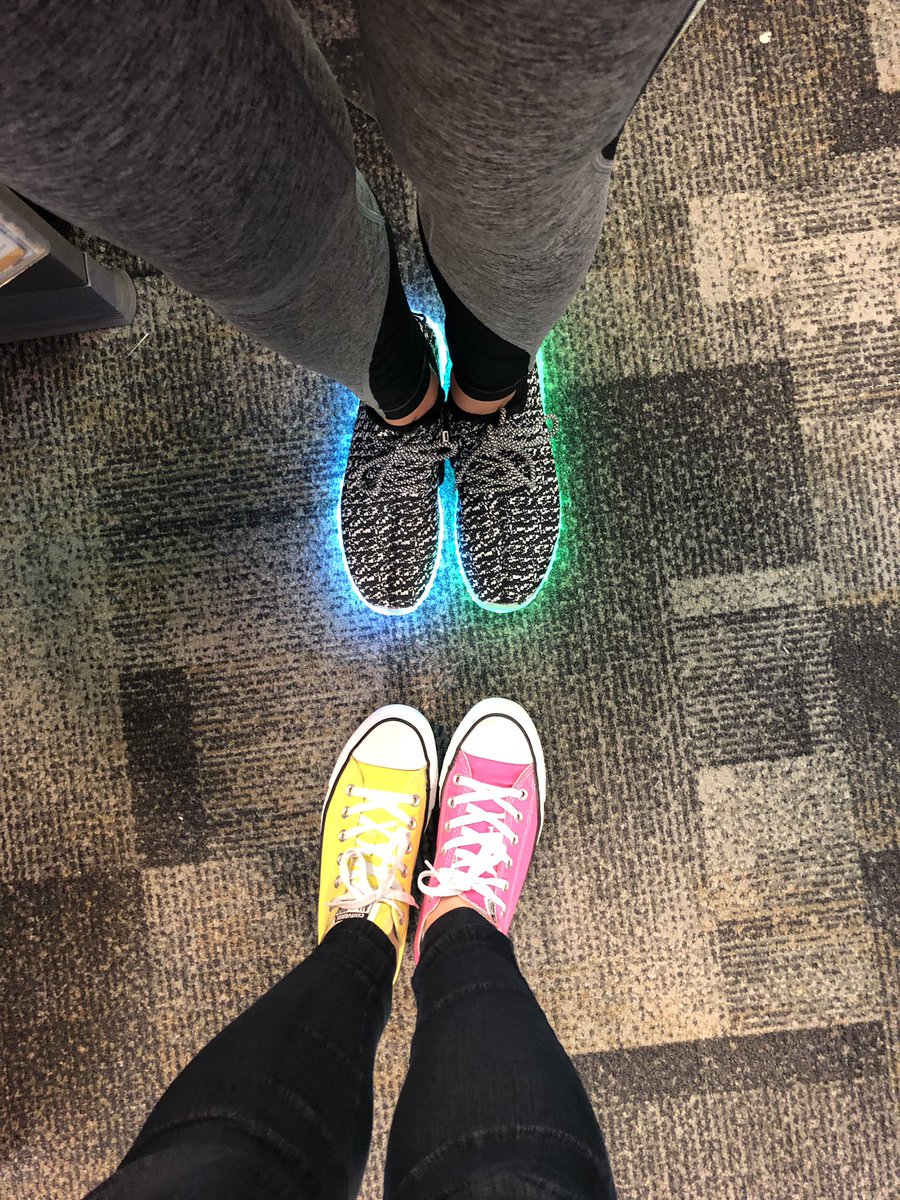 More Wacky Wednesday Wacky shoe action!!! ♥️ <a href="/ShellyBradley15/">Shelly Bradley</a> <a href="/boardman_fun/">BackOffice Culture & Diversity</a> <a href="/ruthtadlock/">Ruth Tadlock</a> <a href="/AdamMiller0615/">Adam Miller</a> <a href="/JoshHixenbaugh/">Joshua Hixenbaugh</a>  AT&amp;T TV Launch Week!!!!