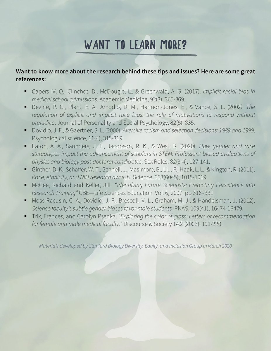 BioStanford's tweet photo. Want to foster a more inclusive interview weekend for prospective graduate students? We’ve outlined some tips and helpful reminders! https://t.co/CvpEjSkJ4P