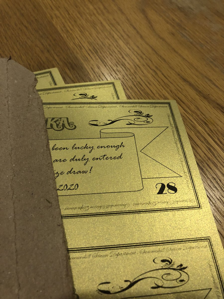 sci_summerhill's tweet photo. A special treat in store for students in Science lessons tomorrow thanks to World Book Day. And a good look around the department may bring you good fortune too 😉@SH_English_ @SummerhillSch https://t.co/1MRtzMDWTb