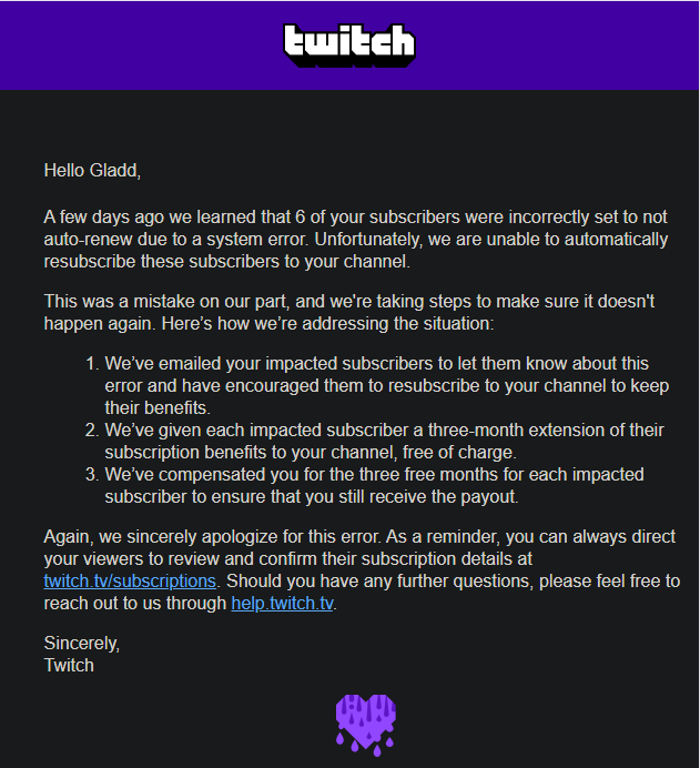 Do twitch subs automatically renew