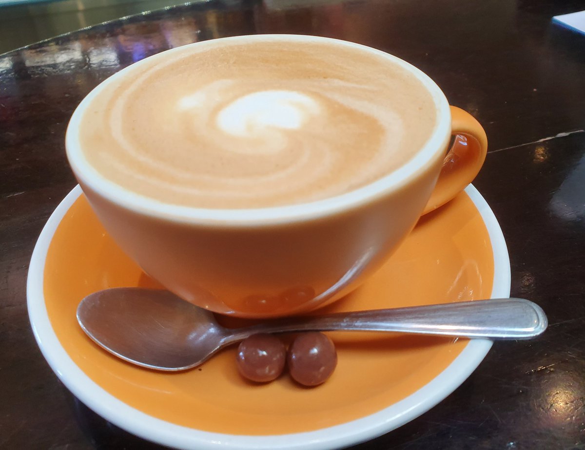 CCMerivale's tweet image. The best way to start any day. It's all action at Coffee Culture Merivale this morning. Every man and his dog (literally) is here.