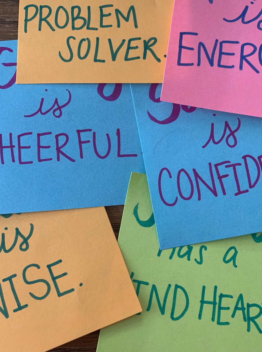 Taking a minute to reflect on the strengths of the awesome students I have in my class! I can’t wait to greet them with a super special note tomorrow morning!