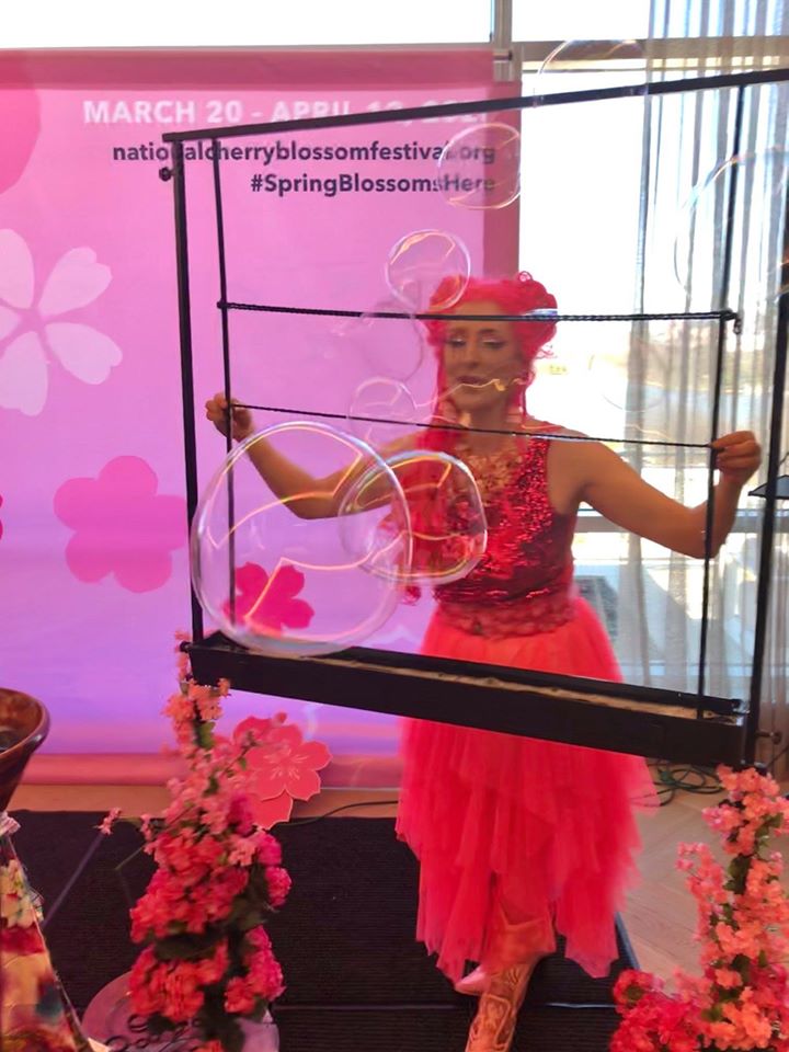 TheADAgency_DC's tweet photo. Quite the scene on my rooftop this morning! @CherryBlossFest Press Conference with @MayorBowser @TheADAgency_DC #CherryBlossomFestival #theadagency https://t.co/fzrZ8lomQd