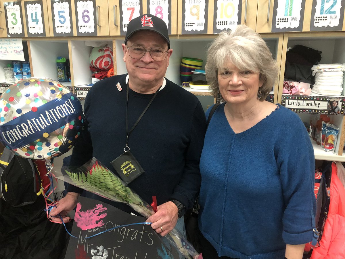 OneRockwood's tweet photo. The final ROSE is awarded to Special School District bus driver Trent Estes! Mr. Estes drives students to and from Ellisville Elementary. https://t.co/ux2FAoIX1N