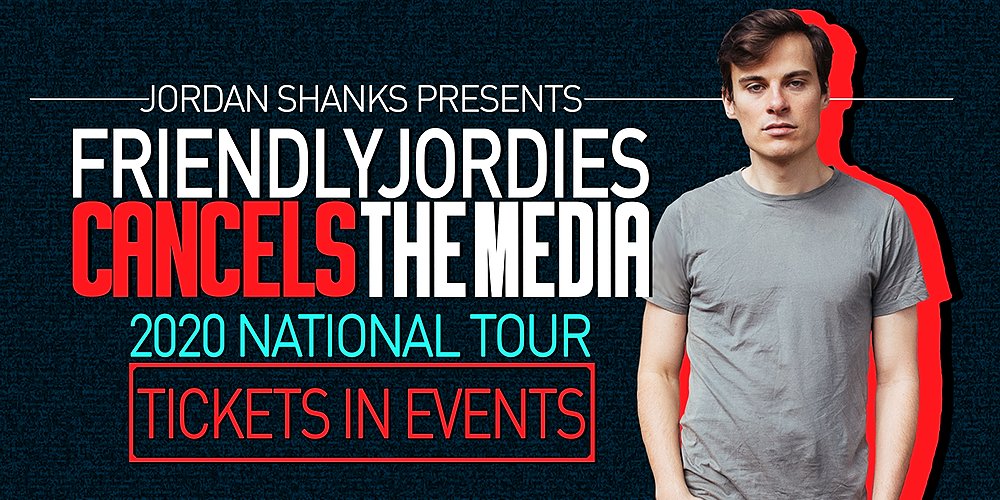 APR 29 - <a href="/friendlyjordies/">friendlyjordies</a> Cancels The Media 

tix:
events.humanitix.com.au/friendlyjordie…