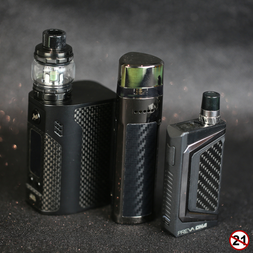 WismecGlobal's tweet photo. Who is into the carbon fiber collections?🤔
Left to right: 🔎
🔥#REULEAUX #RX300
💥#R80
⚡#PREVADNA
WARNING: This product contains nicotine. Nicotine is an addictive chemical. Our products are restricted to adults 21+ only.⠀ https://t.co/jFzXq3HOJe
