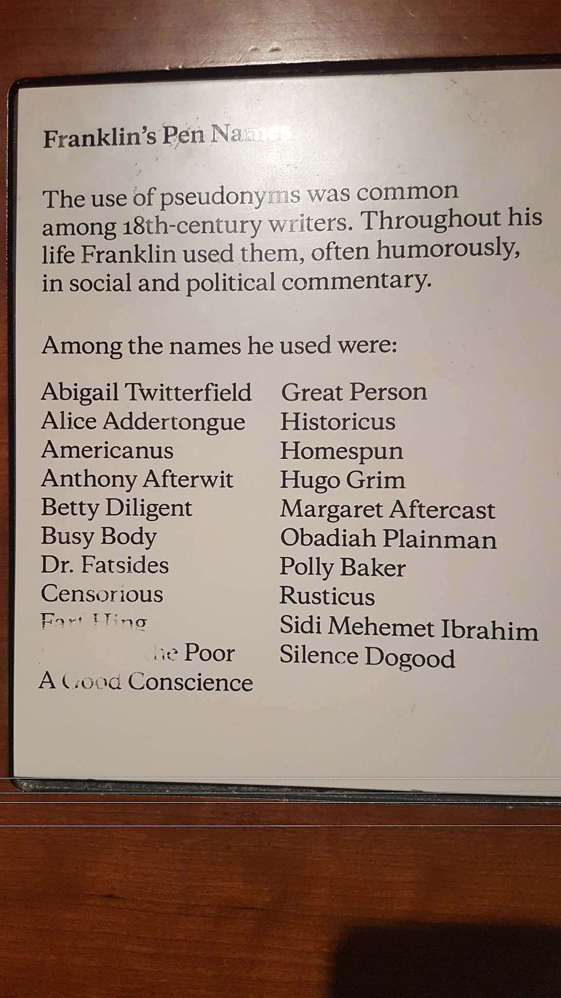 Pen names list deals