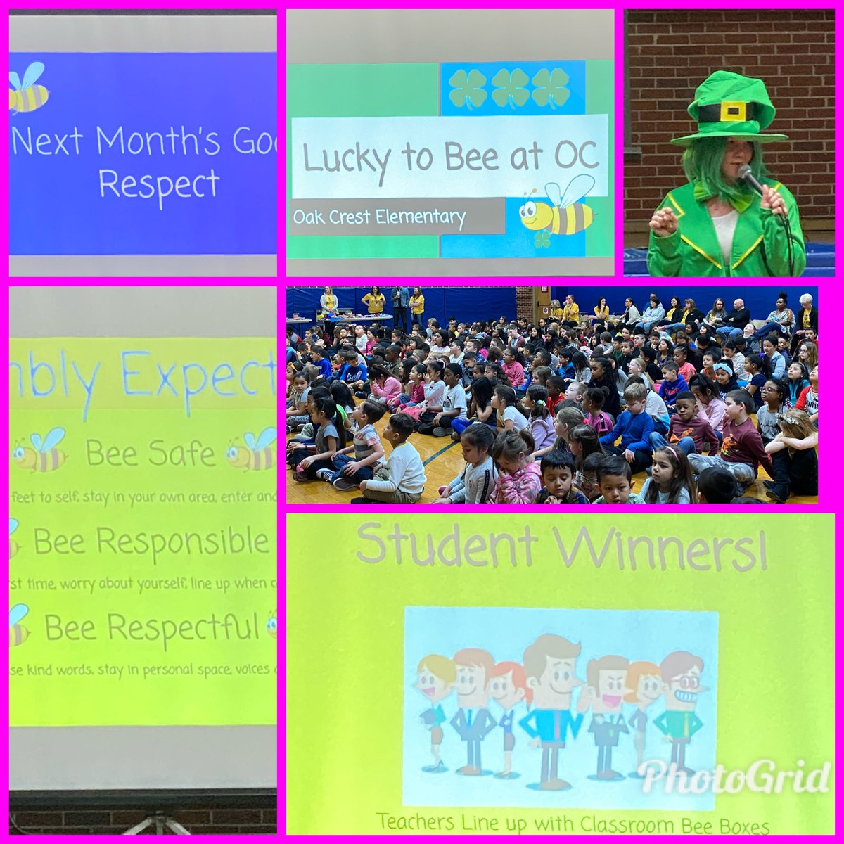 BPD3OC's tweet photo. March PBIS assembly! Ss set a classroom respect goal of 94% for the month of March! #OCPTO #BPD3 https://t.co/xr2wCEhp1b