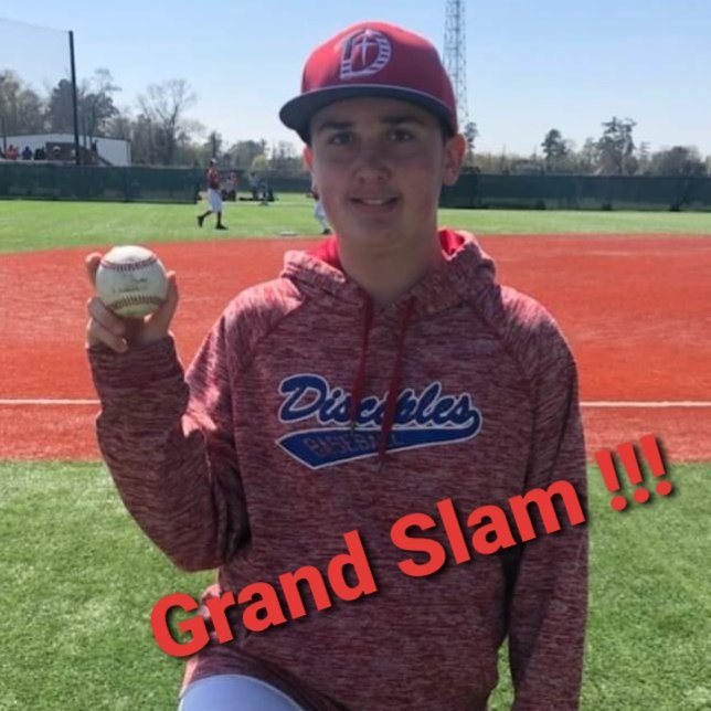 katydisciples's tweet photo. Congratulations to Rylan Mitchell from our Disciples 13U Red for his 1st HR this season ..... a Grand Slam, by the way
#waytogoDisciples #DisciplesFamilyProud #Disciples13URed #playNationsBaseball https://t.co/A5LMIcKW2P