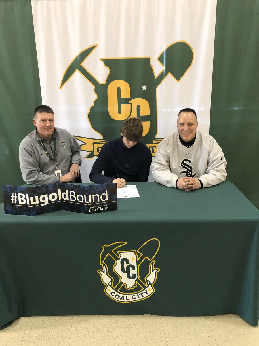 mueller_cade's tweet photo. Happy to announce I’m continuing my baseball career playing for Coach Bolden at University of Wisconsin, Eau Claire. I want to thank my parents for all their support and Mr. Hutchings and Coach Wills throughout my highschool career. @CoachBolden_ @UWECBaseball #coalerbaseball https://t.co/tWGtDDWnhg