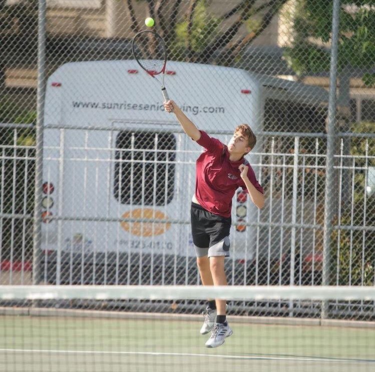 thefeather's tweet photo. The #FCboystennis team takes on Mission Oak today in Tulare! Check back with #TheFeather to see who wins! @fresnochristian https://t.co/DKWGaXpViT