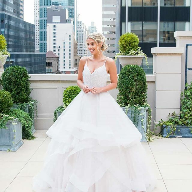 • K A Y L E E •
.
.
We love our modern princess....
.
~ hand-beaded bodice
~ delicate straps
~ low back detail
~ soft tiered tulle ~ mikado lining for body ~ an incredible fit .
.
She is the most beautiful, romantic gown available to try on now in ch… ift.tt/2vvANYh