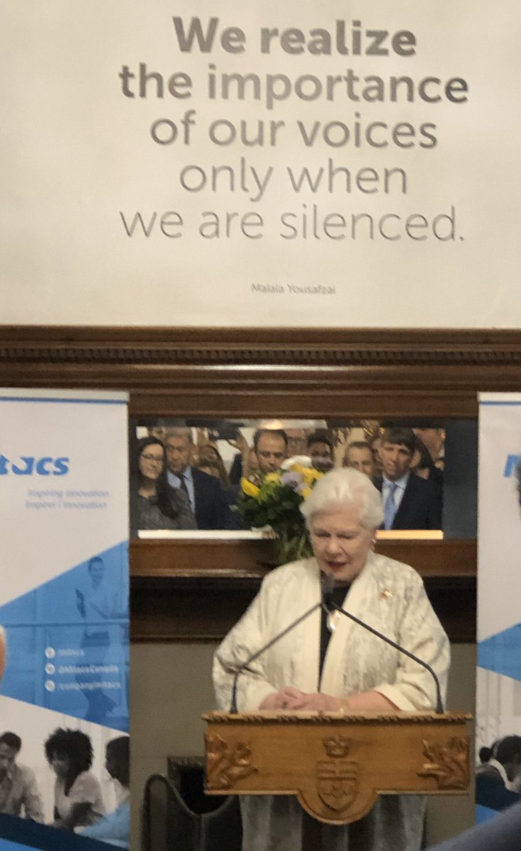IvetteVera's tweet photo. Honoured and delighted to celebrate @MitacsCanada 20 anniversary with Her Honour Lieutenant General @LGLizDowdeswell and some of our industry partners @ReMAP6 @Celestica_Inc @IreneSterian @XanaduAI @fibosinc @NoventaEnergy @ArmstrongFT @MyantInc &amp; others. Proud day @MitacsCanada! https://t.co/L1RJq97n0s