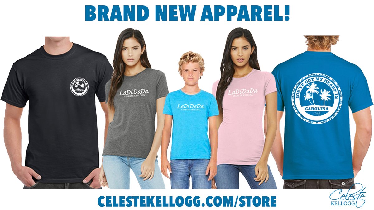 CelesteKellogg's tweet photo. NEW ITEMS available on my online store!  #Carolina #LaDiDaDa #KeepItOnRepeat #TheresABeachSomewhere https://t.co/KhjBy8SXuP https://t.co/euqefukqoq