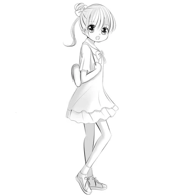#落書向上委員会 #イラスト #一日一絵 #1日1絵  セットアップのつもり。