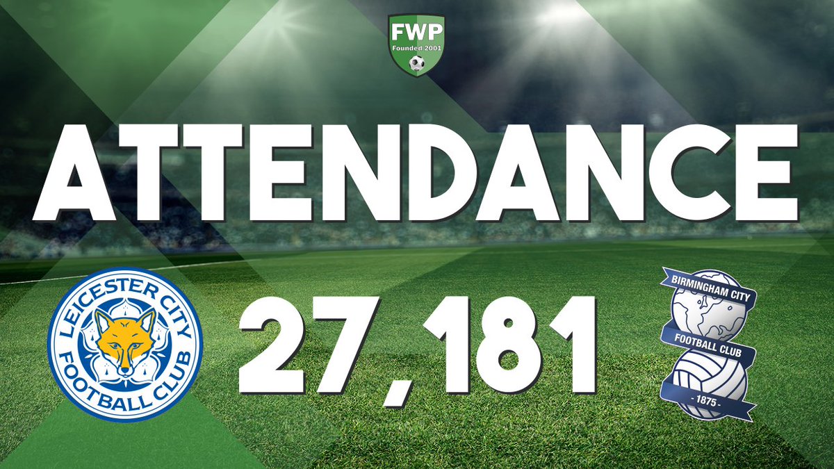 FWPBirmingham's tweet photo. ATTENDANCE: @FWPLeicester v @FWPBirmingham - 27,181 https://t.co/O3Oghf0uQM https://t.co/JfbqZ24fmy