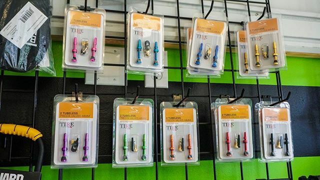 SpinfulBike's tweet photo. We recommend stopping after work to grab some of these. Time to bling up your bike for spring with a selection of colored valves. -

#CentralDistrictCyclery #GrandRapidsMTBShop #KeepCrestonFunky #WMMBA #WestMichiganMountainBiking https://t.co/eVqWSQS1Ii https://t.co/iwJIY63GpJ
