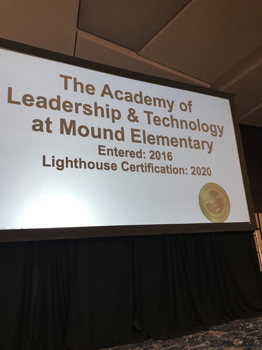 MarlaBennett1's tweet photo. I am so proud of our school-Students, Staff, Parents, and our Community! We are the newest and only Leader in Me Lighthouse School in Johnson County! This is a great accomplishment. #goals #moundleads ⁦@TheLeaderinMe⁩  ⁦@MoundMustangs⁩ https://t.co/tac8VdPwgU