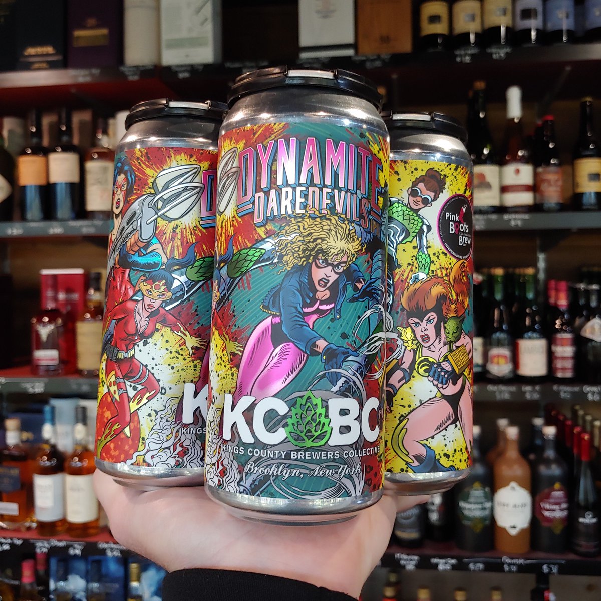 publicprinceton's tweet photo. New on the shelves from @KCBCbeer Dynamite Daredevils IPA! A spinoff of their Superhero Sidekicks IPA with a special blend of hops for a limited time only!
cheers!🍻
•
#CraftBeer #IPA #PinkBootsSociety #NationalWomensMonth #NYCBeer #HopHead #BeerNerd #WomenInBeer #KCBC #KCBCBeer https://t.co/NZ0ACU0VFs