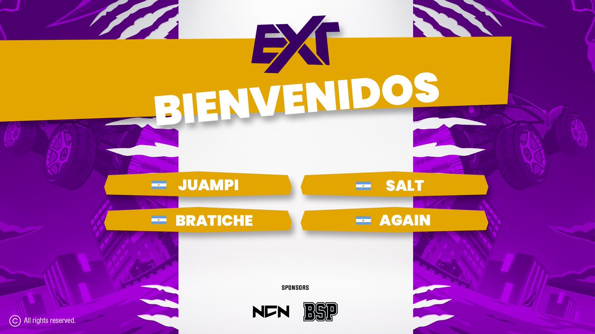 ExteorityGaming's tweet photo. #Anuncio
¡Bienvenidos!
Nos enorgullece presentar a nuestros jugadores #RocketLeague quienes nos estarán representando en las futuras competencias.
#GoExteority https://t.co/s6iJGIfaSx