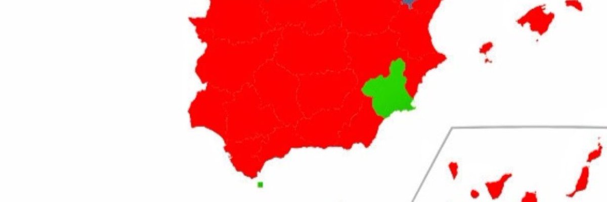 marsanpri's tweet photo. Murcia es la única Región de España donde no se ha dado un caso de Coronavirus. También la única donde ganó VOX las pasadas elecciones. Donde se ha aprobado el PIN parental. Se come pastel de Carne. Y se bebe “agua” de Espinardo. https://t.co/K0xliROMsW