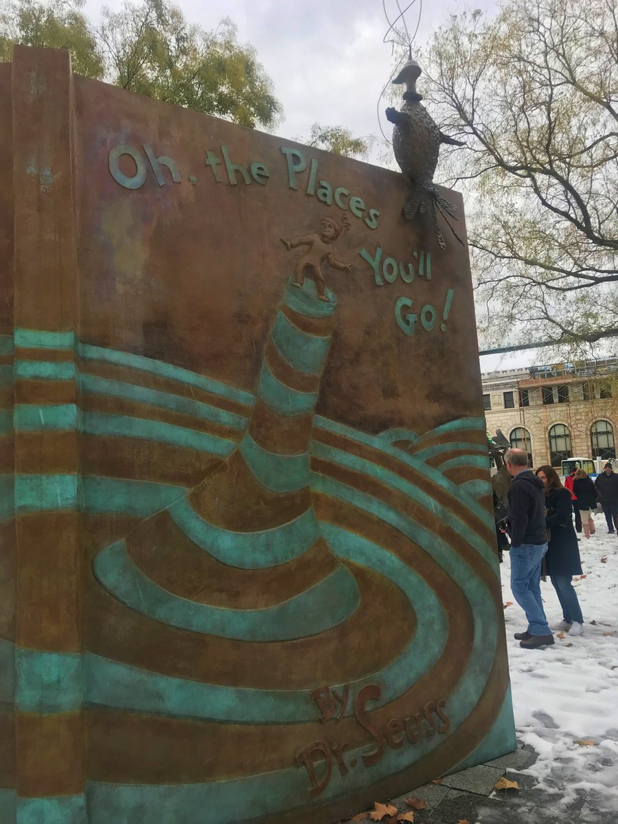 offthewallone's tweet photo. Oh, the Places You'll Go! 
Happy Belated Birthday to #DrSeuss 
@SpfldMuseums @artofdrseuss 
#theartofdrseuss #TedGeisel #TheodorGeisel 
@offthewallone is an authorized "The Art of Dr. Seuss" Gallery https://t.co/yhQTgBAqEz
