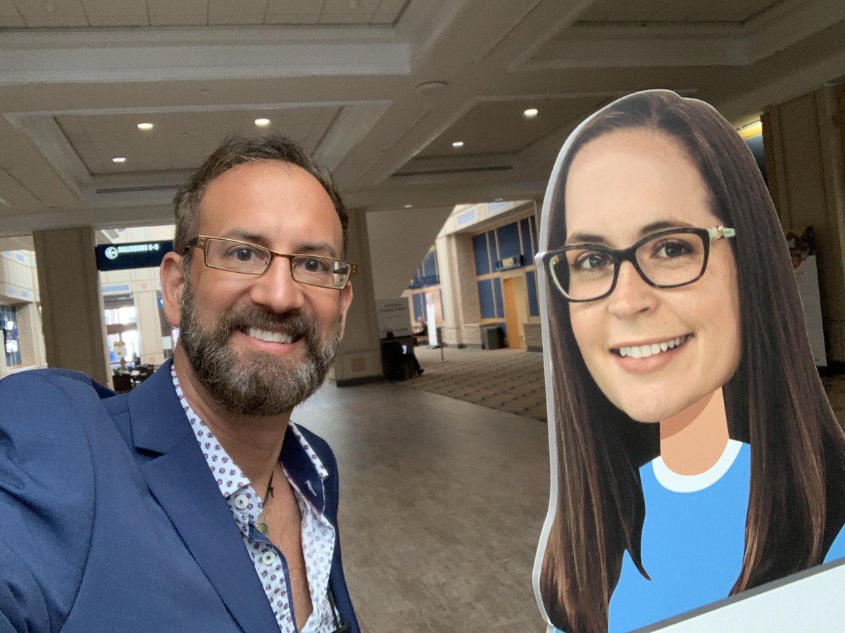 I don’t care if .@rpcrowe is hiding from me, I can just hang with her life-size cardboard cutout. 

#EMSTODAY #emstoday2020