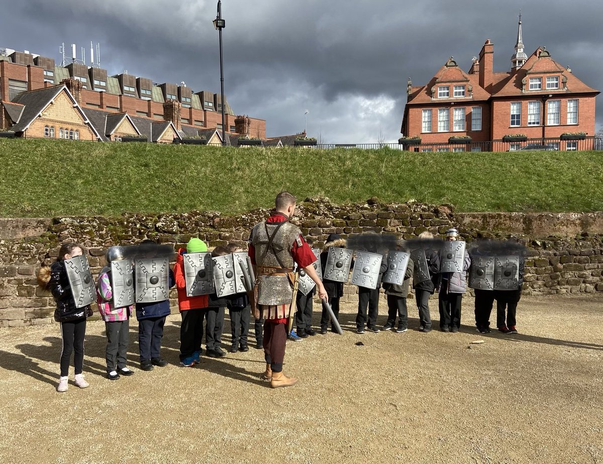 Class Wilson &amp; Class Shafai really enjoyed their trip to Chester to learn more about the Romans!