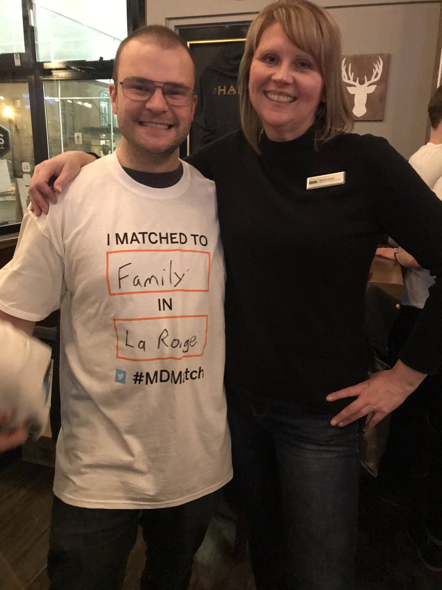 delilahdueck's tweet photo. “It was because of the roadmaps” said Max Karnitsky at the #CaRMS match celebrations  when asked why he chose La Ronge to do his residency. 

I’m so proud to be a part of the #SMARoadmap program that influences our students to choose #rural @SMA_docs @USaskMedDean @sean_groves https://t.co/jo3u4VUwLW