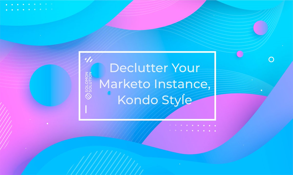 SolomonSolves's tweet photo. Here are five tips to help declutter your Marketo Instance. 

Take a second to learn how to prioritize what's important this year. 

https://t.co/bxn5M2iJM6

#MarketingDigital #marketingtips https://t.co/h6mP4Rk4o6