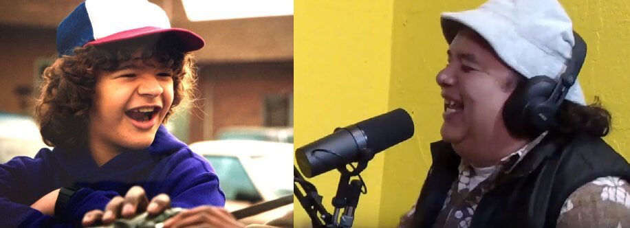 BmBrAlvarez's tweet photo. El @TeAmoTioRober es igualito a Dustin en el capítulo de @LeyendasPodcast https://t.co/P5IWUfM4cO