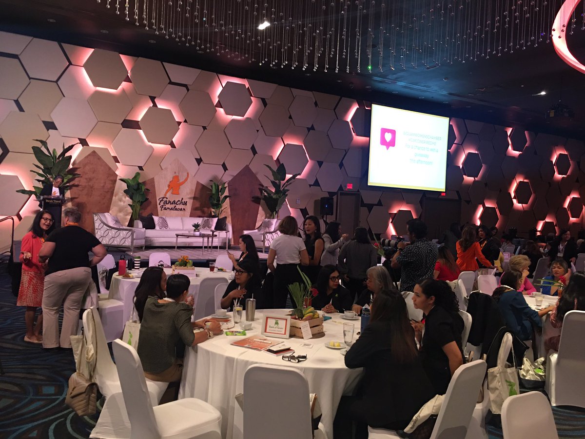 Maikeepsgoing's tweet photo. We’re live at the Guam Women’s Chamber annual conference!  #GWCCInspiredMe #Guam https://t.co/k3pItAAkdJ