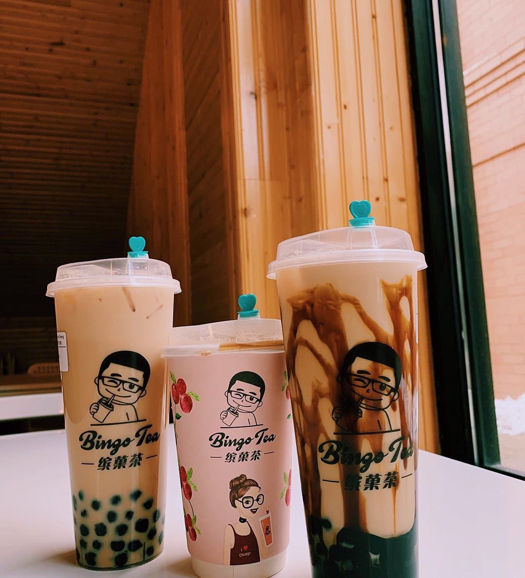 bingoteachicago's tweet photo. Trying to get through the week with not one, but three #BingoTea drinks 😛 #HumpDay [ #Repost 📸 @a2appetite ]  #BingoTeaChicago #ChicagoChinatown https://t.co/Q0Dpckya2X