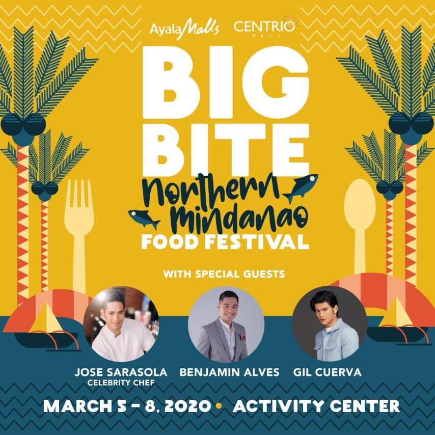 ChadaCDO's tweet photo. Bite Bite: The Amazing Catch of Northern Mindanao is happening today until this Friday (Mar 5-8). Head to @AyalaCentrio  to witness this year's food festival!! 

#BigBite2020 #IloveCentrio #BigBite2020inAyalaCentrio #FoodFestival https://t.co/Juk9wXDdF1