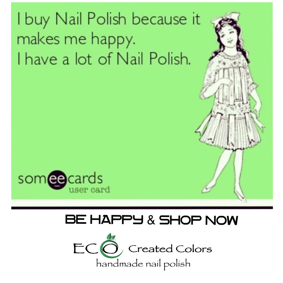 When your nails are looking amazing it truly does bring #Happiness 😊 #meme #humpday #nailpolish