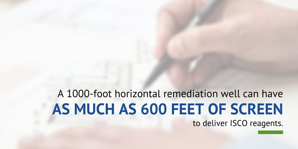DirectionalTech's tweet image. The key to successful In Situ #Chemical #Oxidation (ISCO) treatment is contact with the contaminant. Horizontal #Remediation Wells for ISCO treatment have huge advantages over vertical wells in delivering the ISCO reagents.