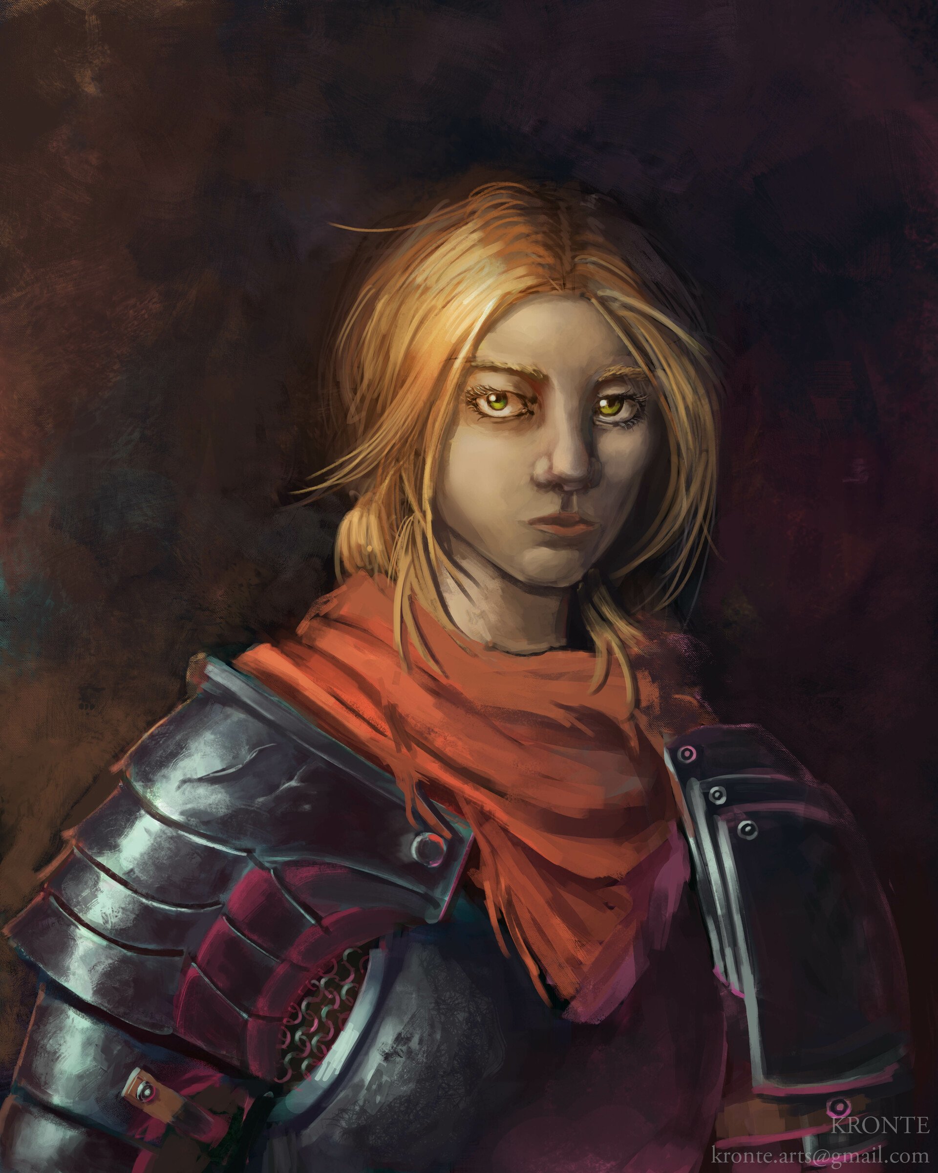 knight portrait painting