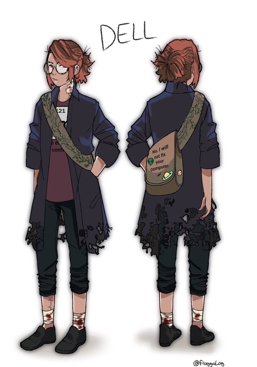 FroggoLog's tweet photo. Kinda Redesigned an old oc for a thing and to actually have their outfit make sense
2016???(screenshot)-2020

I mainly draw Naruto stuff but occasionally i got other stuff i suppose https://t.co/59eEWYosQJ