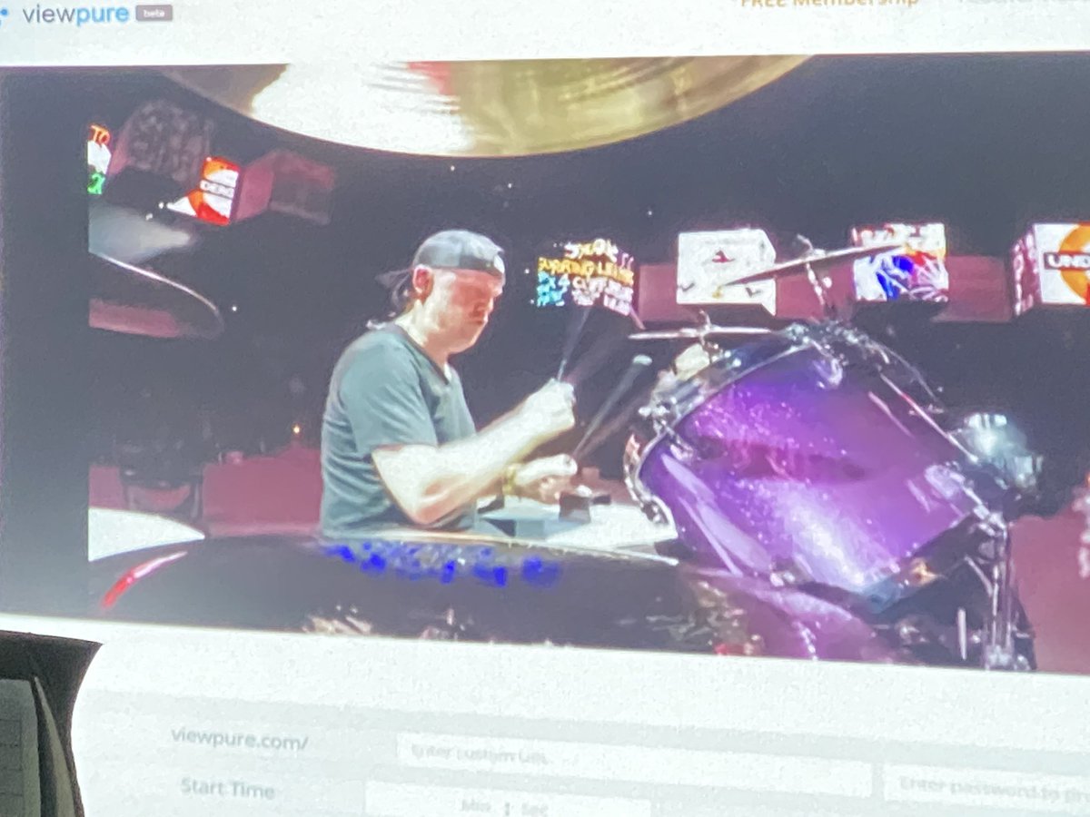 VFESchoolofRock's tweet photo. Today in Drums 101 we Learned about drummer Lars Ulrich of  the heavy metal band Metalica. We also learned about drumming in time and using a metronome. #VFESOR2020 #metalica #larsulrich #heavymetal #drums https://t.co/N70G0lZOHv