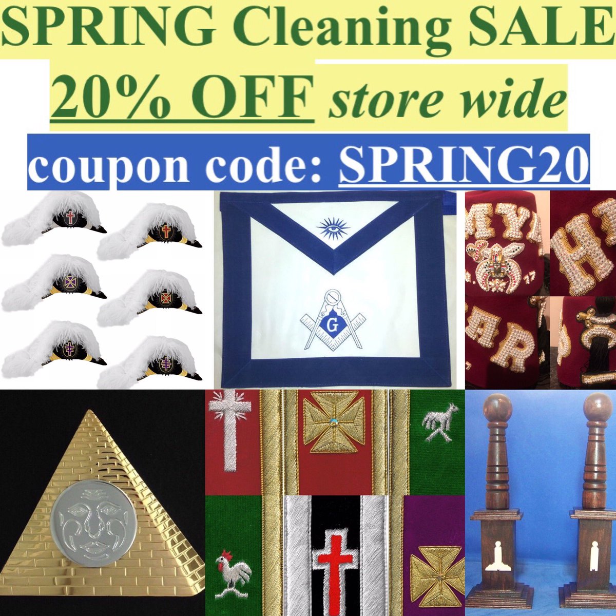 5pointsRegalia's tweet photo. https://t.co/l6hiiiyyI0
#5pointsregalia #freemason #freemasonry #shriner #yorkrite #scottishrite #aeaonms #aaonms #doi #daughtersofisis #princehall #princehallmason #princehallmasons #princehallshriner #orderofeasternstar #orderoftheeasternstar #aeaonms https://t.co/b5mbw6MJ1w