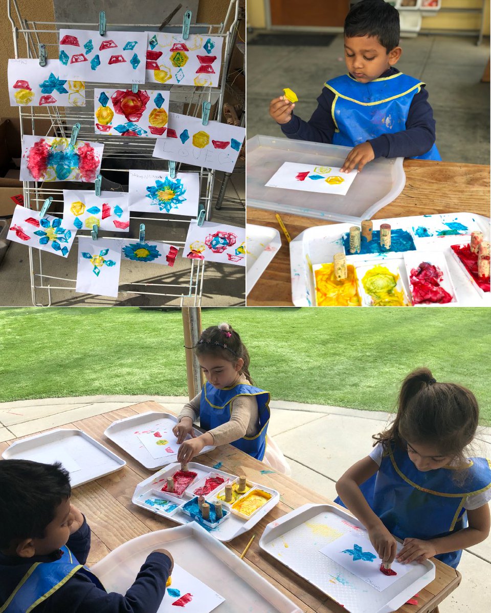 phillipsbrks's tweet photo. ELC students exploring shapes and patterns #prek #math #visualart #inspiredlearners https://t.co/CzfHctWBct