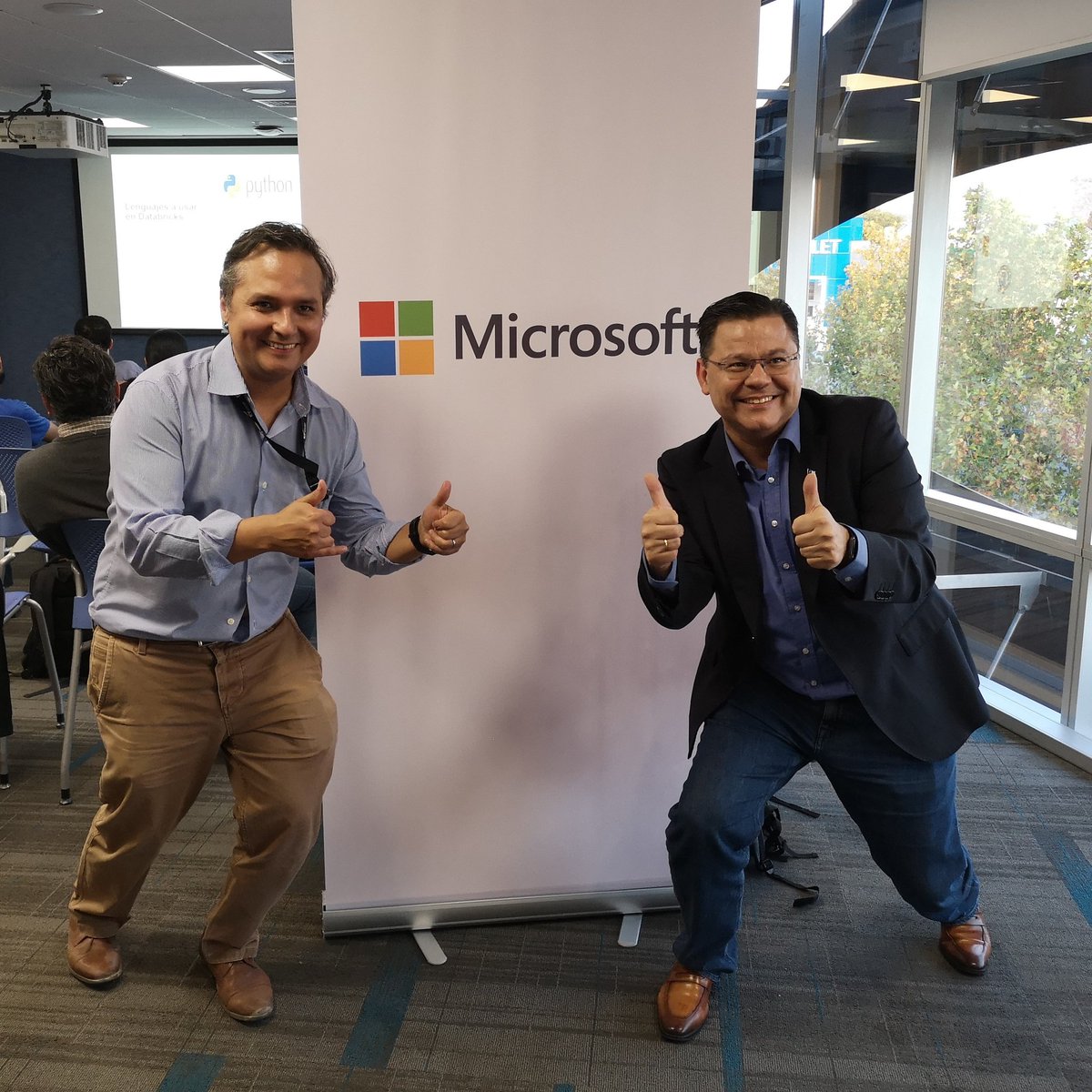 RobertoKPax's tweet photo. Con mi gran amigo @willynet de @MSFTChile

@ESO + @Microsoft
Best partners ever
Live long and prosper

@pcofre @jcaiceo @EYChile @MetricArts
#DataScience #innovation #astronomy #Science #ai #Chile https://t.co/kx7uYitDBB
