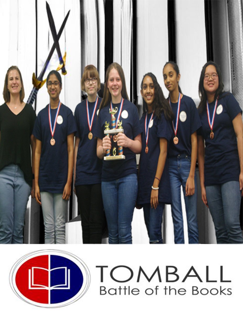 dtidwell's tweet photo. @TISD_DLD  TISD Gr. 6-8 Battle of the Books Tournament last night WWJH earned 3rd Place!  Way to go! https://t.co/5ZnuzkdkHG