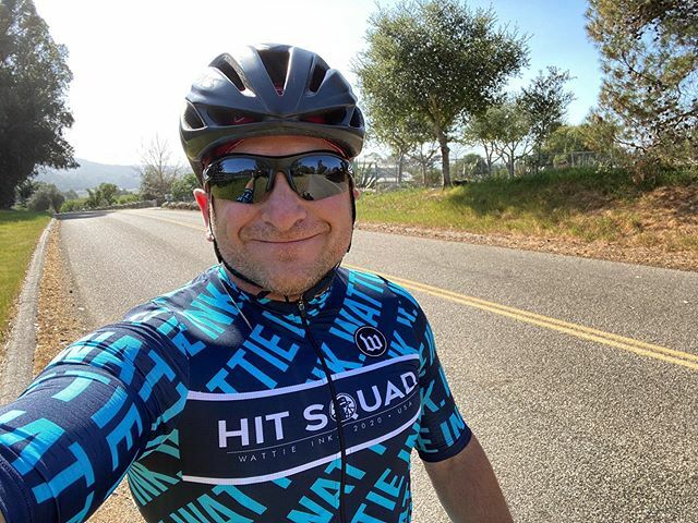 I got a chance to break in the new Wattie Hit Squad kit and it is amazing just like I have come to expect from everything they make. Happy Hump Day!! #slo #sanluisobispo #centralcoast #tri #triathlon #trilife #training #halfironmantraining #centuryridetraining #wattieinkhits…