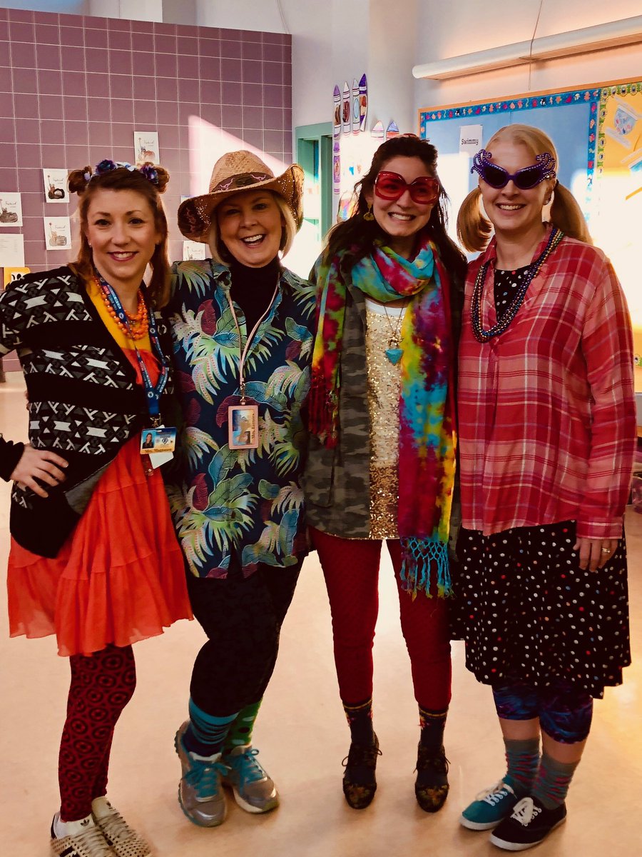 BrooksideMPS's tweet photo. It was “Wacky Wednesday” in kindergarten today. Plenty of students and teachers dressed up! https://t.co/V8MlTPekOO