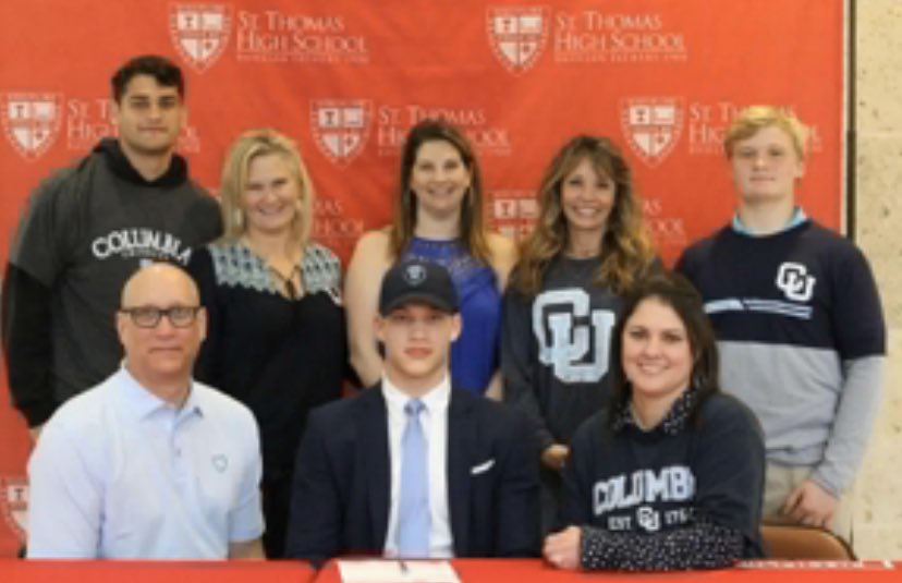 pelayoreborn's tweet photo. Could not be prouder of this kid! No one works harder or is more deserving! Love ya @cooperthomas31 @STHCatholic @STHFootball https://t.co/GR59EJa0LZ