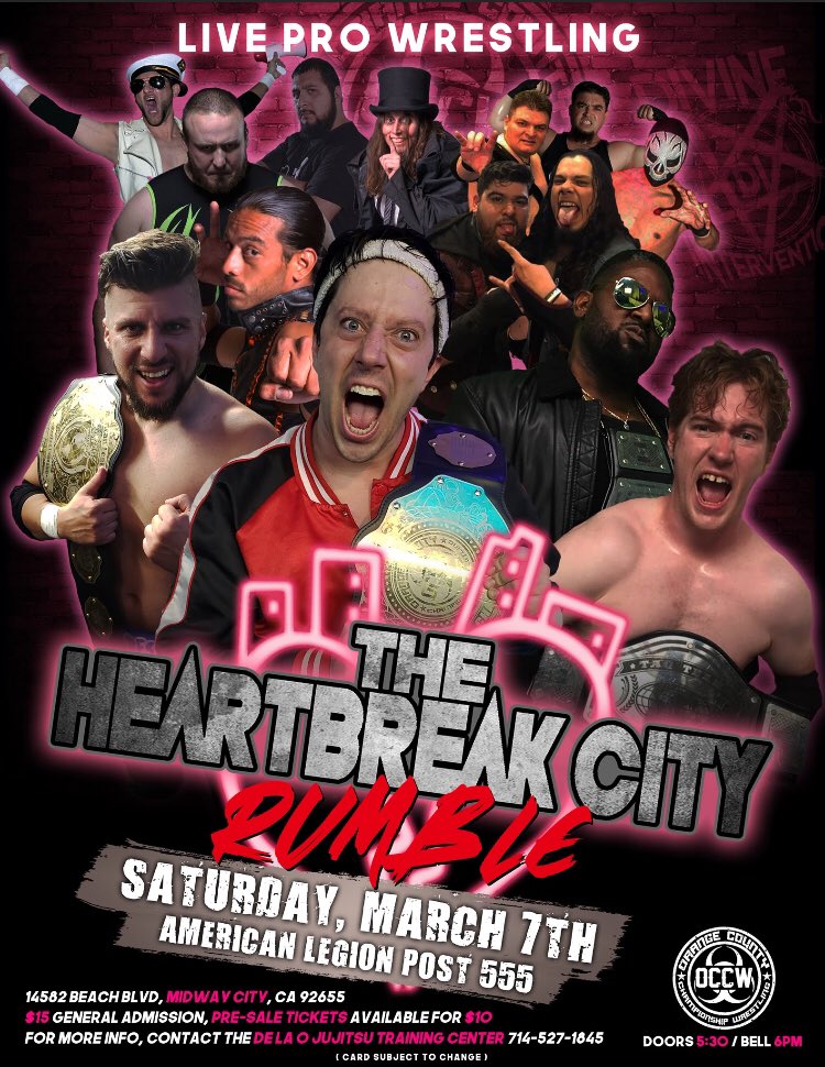 GUberstud's tweet photo. Come celebrate with your newly crowned champion Güstin Überstud!!! Then watch 20 of SoCal’s finest rumble their way to #1 Contender!!!

#yummyyummy #prowrestling #professionalwrestling #lucha #luchador #wrestling #wrestler #royalrumble #battleroyal #battleroyale #champion #OCCW https://t.co/nevJ66u3cl